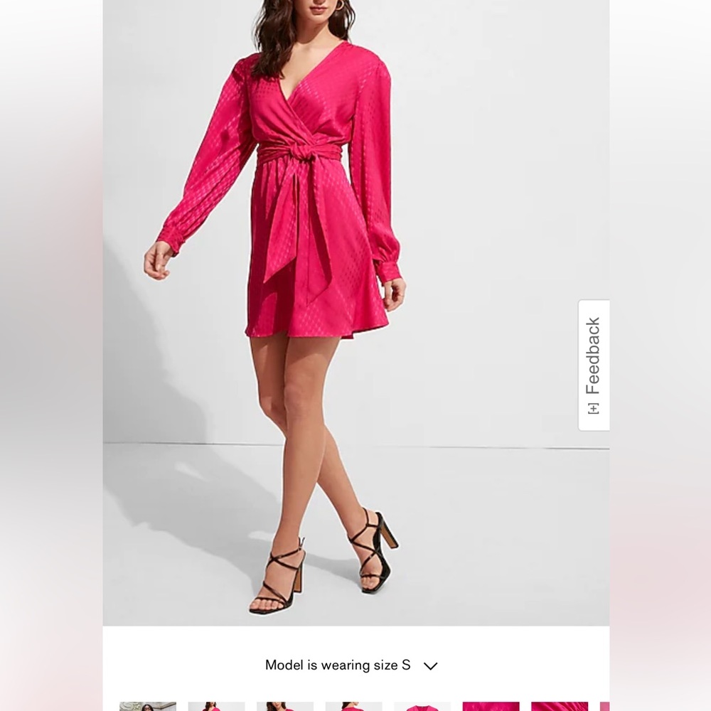 Express jacquard dress.